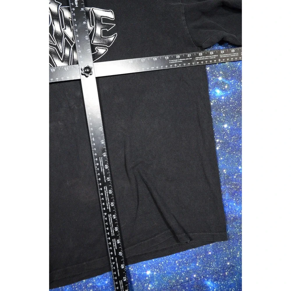 Vintage Prime Evil Anvil Shirt Mens XL Black Long Sleeve‎ Graphic USA Horror